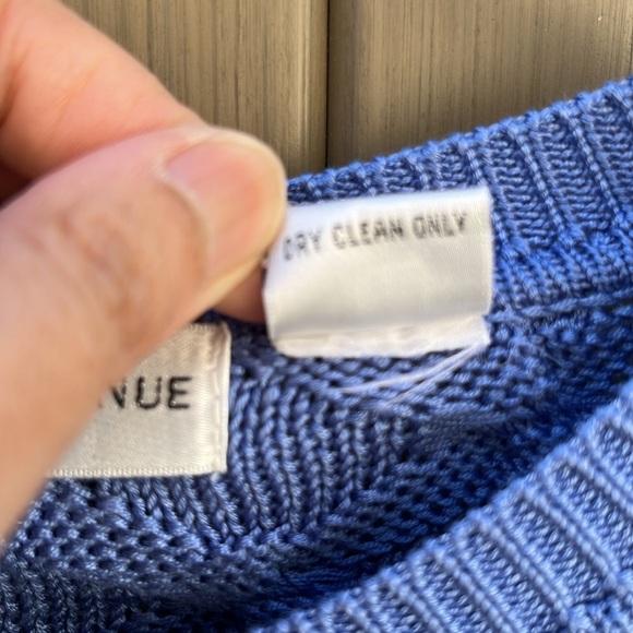 Saks Fifth Avenue 100% Silk Cable Knit Pullover Sweater size XXL Old Mon… - Picture 6 of 12